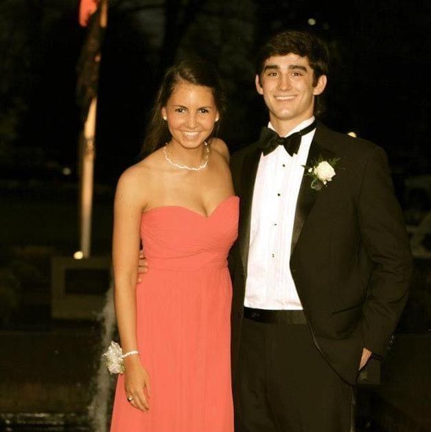 Holy Child senior prom - April 2013
(photo taken at pre-prom at Congressional, to be recreated on our wedding day!)