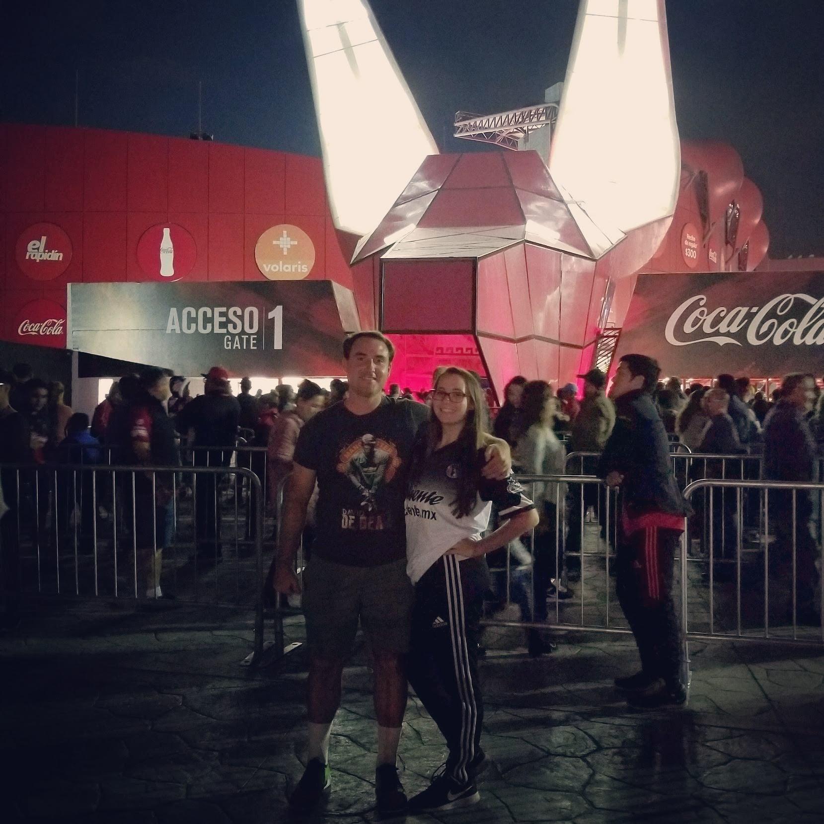 Xolos Game in TJ! Wayne casually in the background ahaha.