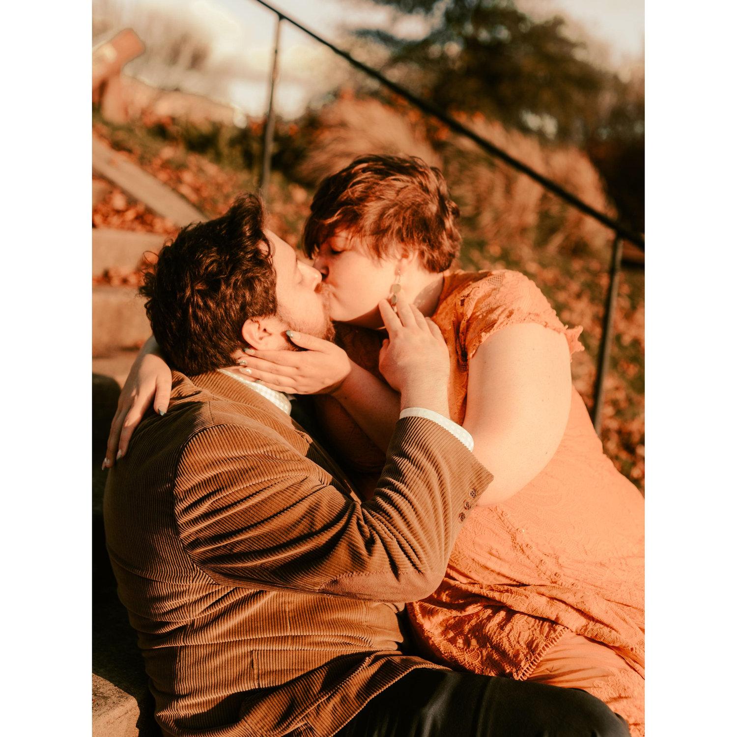 That fateful kiss in Libbie Hill Park!