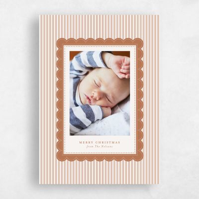 Tuscany, Brown Holiday Card - Thatcher Portrait