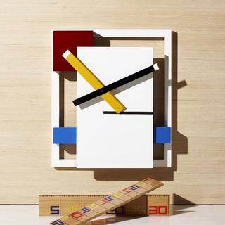 De Stijl Wall Clock