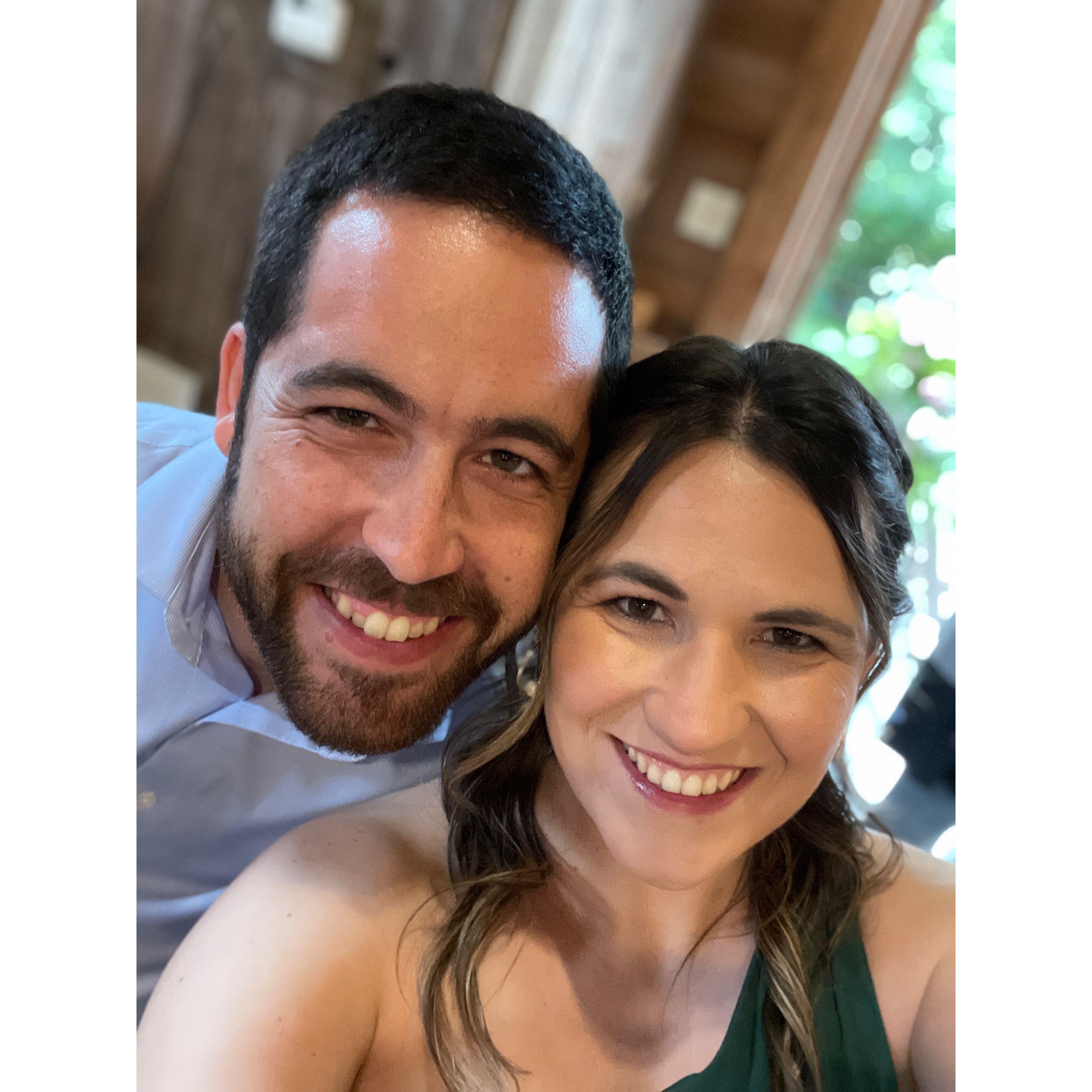 Another wedding photo? Yes, we have lots of wonderful friends and family. In July 2021, we popped up to the PNW for Sarah & Niko's big wedding party!!