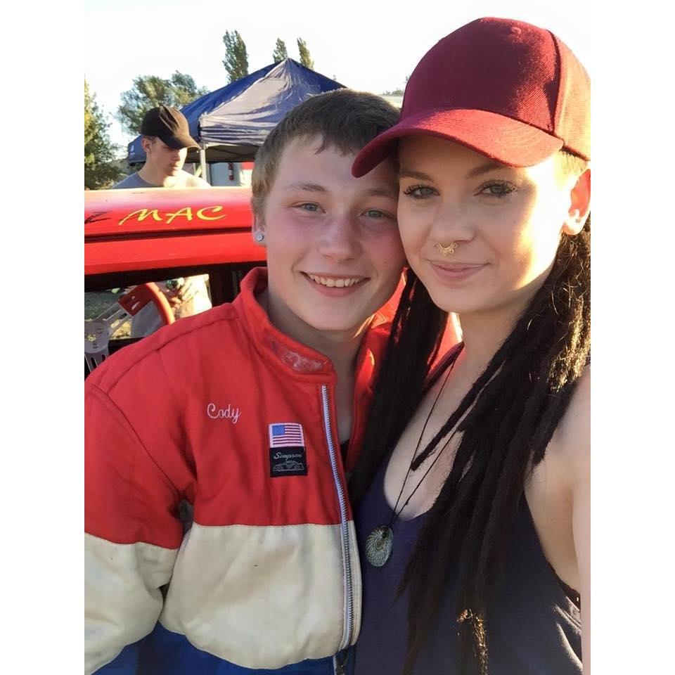 One of Zacks first races at Willamette speed way!