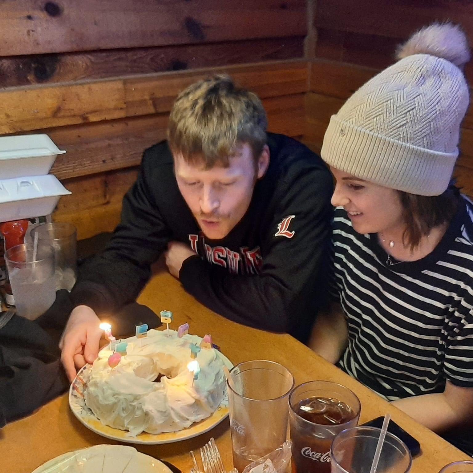 Tim’s 25th birthday at Texas Roadhouse