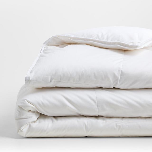 Luxe Organic Cotton Medium Weight Down Full/Queen Duvet Insert