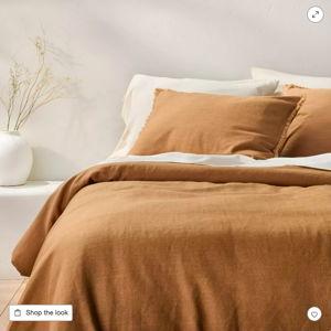 Heavyweight Linen Blend Comforter & Sham Set - Casaluna™