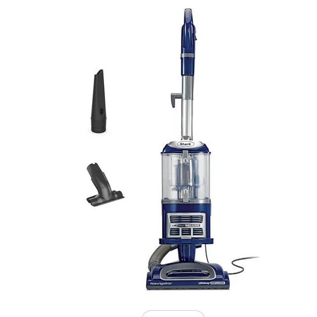 Shark - Navigator Lift-Away Deluxe Upright Vacuum with Anti-Allergen Complete Seal - Blue