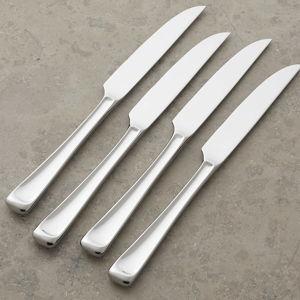 Scoop Mirror Steak Knives, Set of 4 | Crate & Barrel