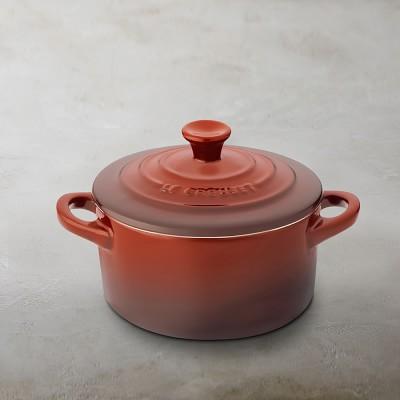 Le Creuset Stoneware Mini Round Cocotte-White