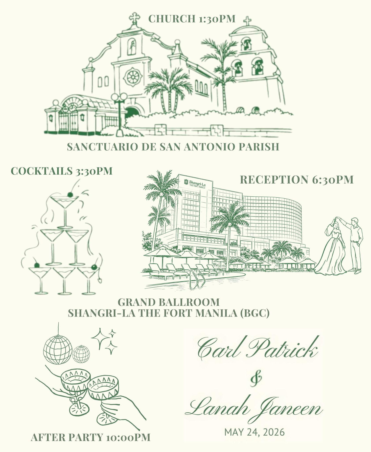 The Wedding Website of Carl Patrick Ong and Lanah Janeen Uy