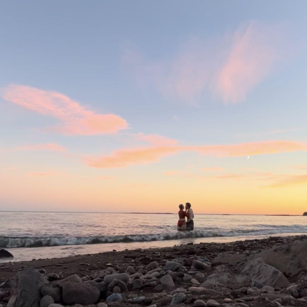 October swims in Superior near Grand Marais.