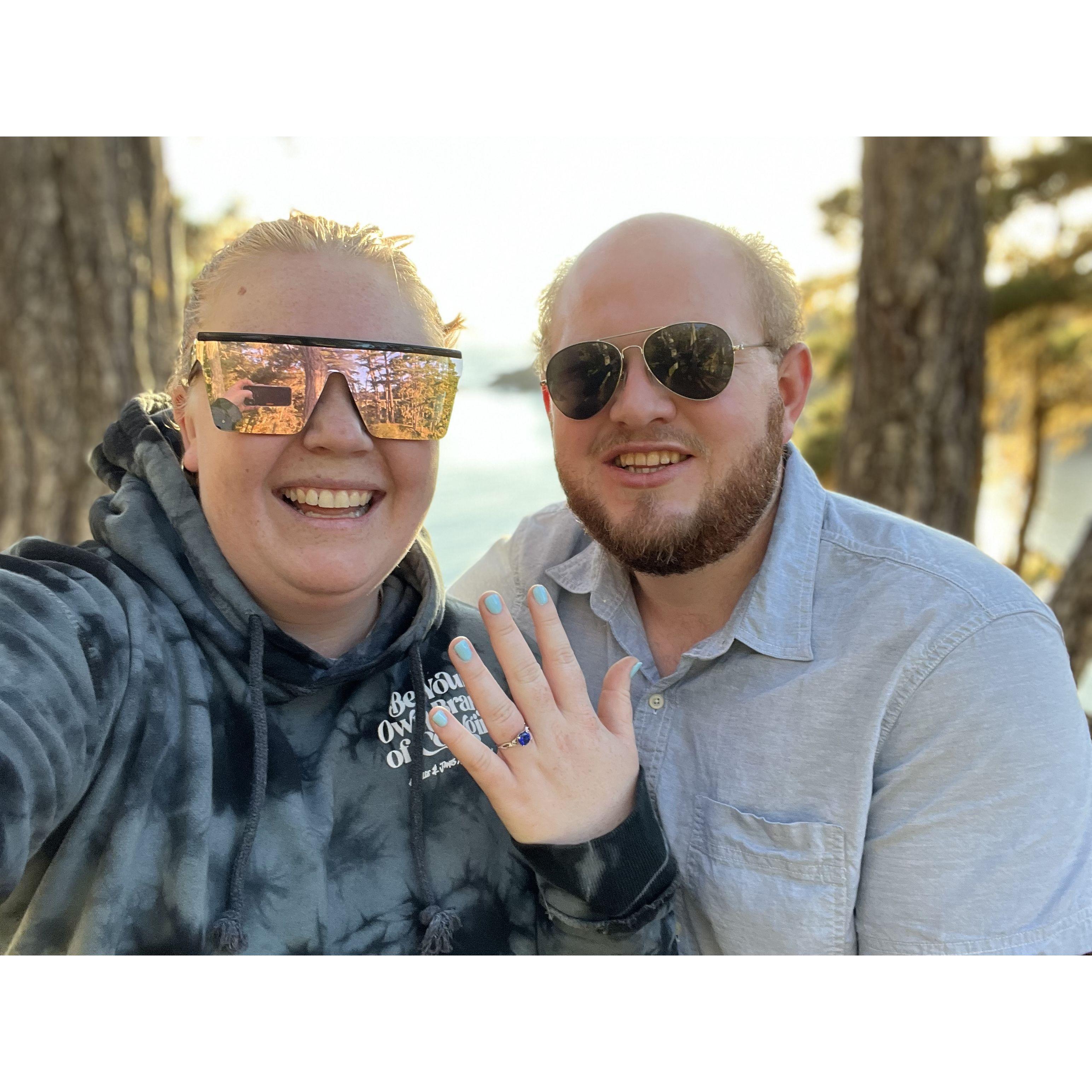 Right after we got engaged!