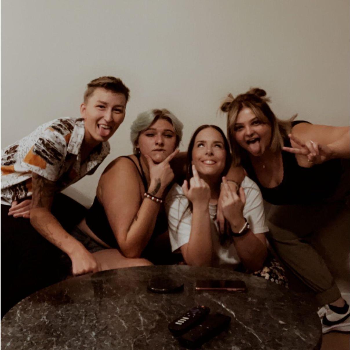 Kirstyn, Faith, Tay, & Kas