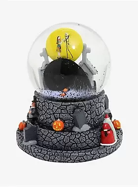Disney The Nightmare Before Christmas Spinning Snow Globe