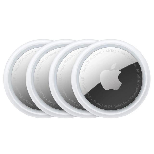 Apple - AirTag (4-Pack) - Silver