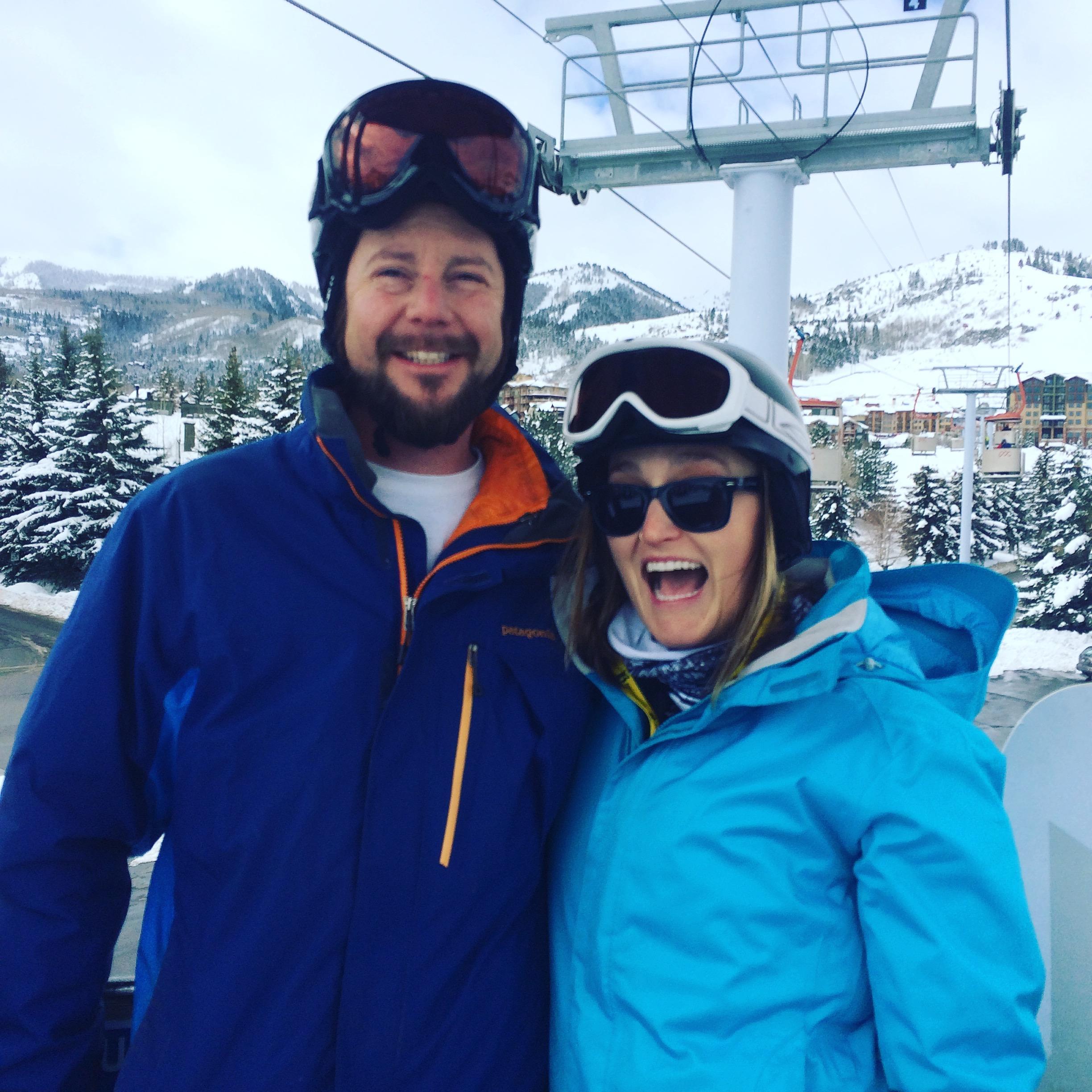 Our first ski trip to Park City - we clearly loved it!