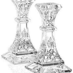 Waterford Lismore Candle Holders 6", Set of 2