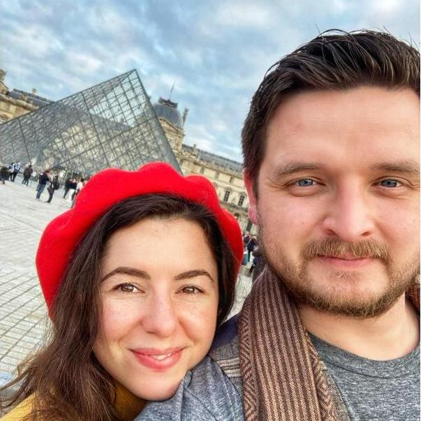 Grace had always wanted to spend New Year's in Paris, and they finally did — January 2022