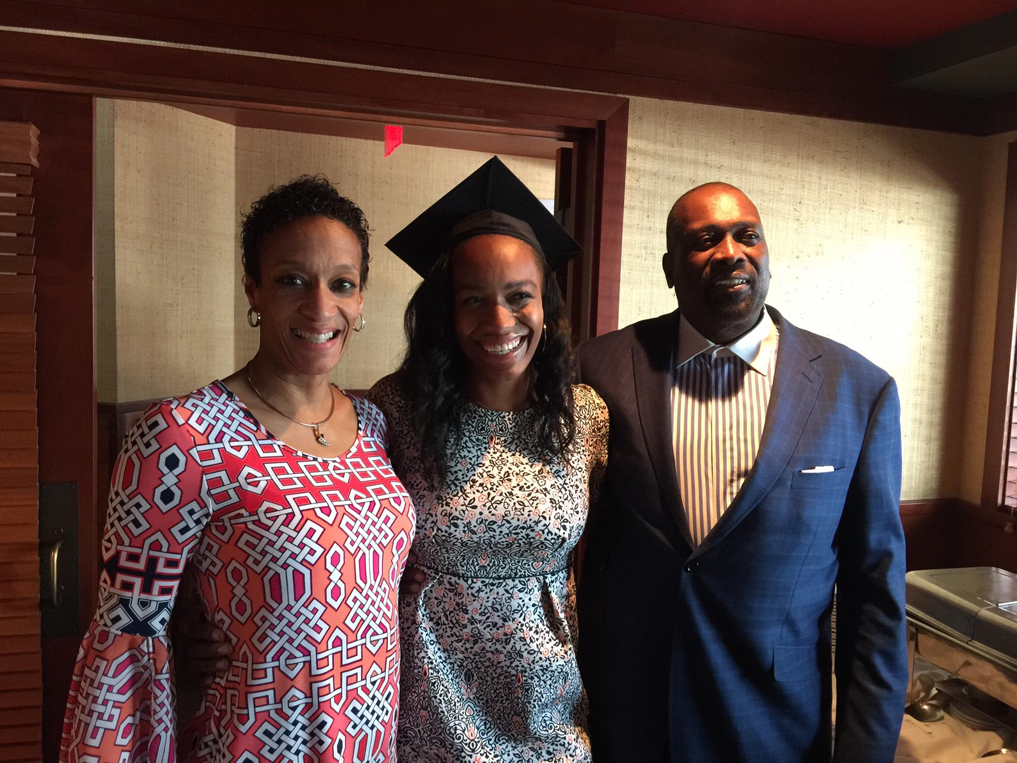 Denise & her parents