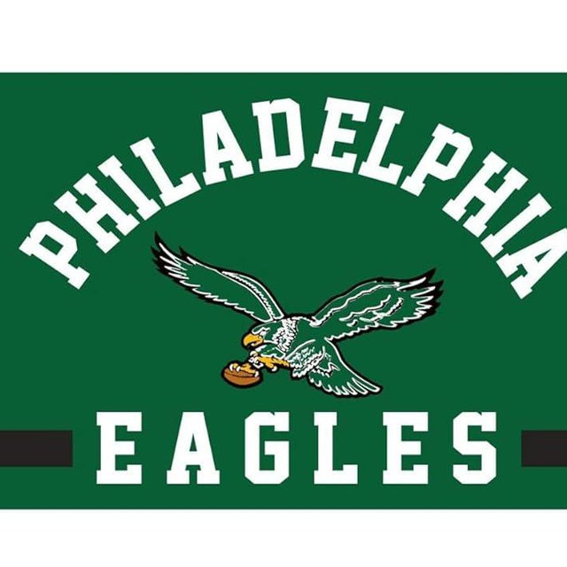 YERCHIC Eagles Flag 3x5ft Banner for Sports Fan Garage Indoor Outdoor Room Man Cave Wall Decoration