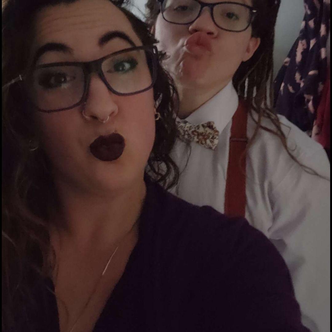 We look like a couple but we were just friends here.