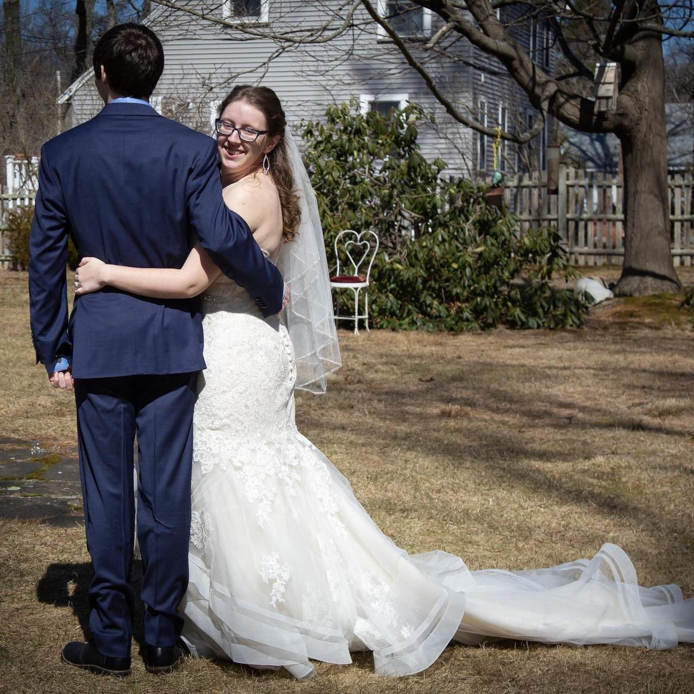 Our pandemic Zoom wedding in 2021!