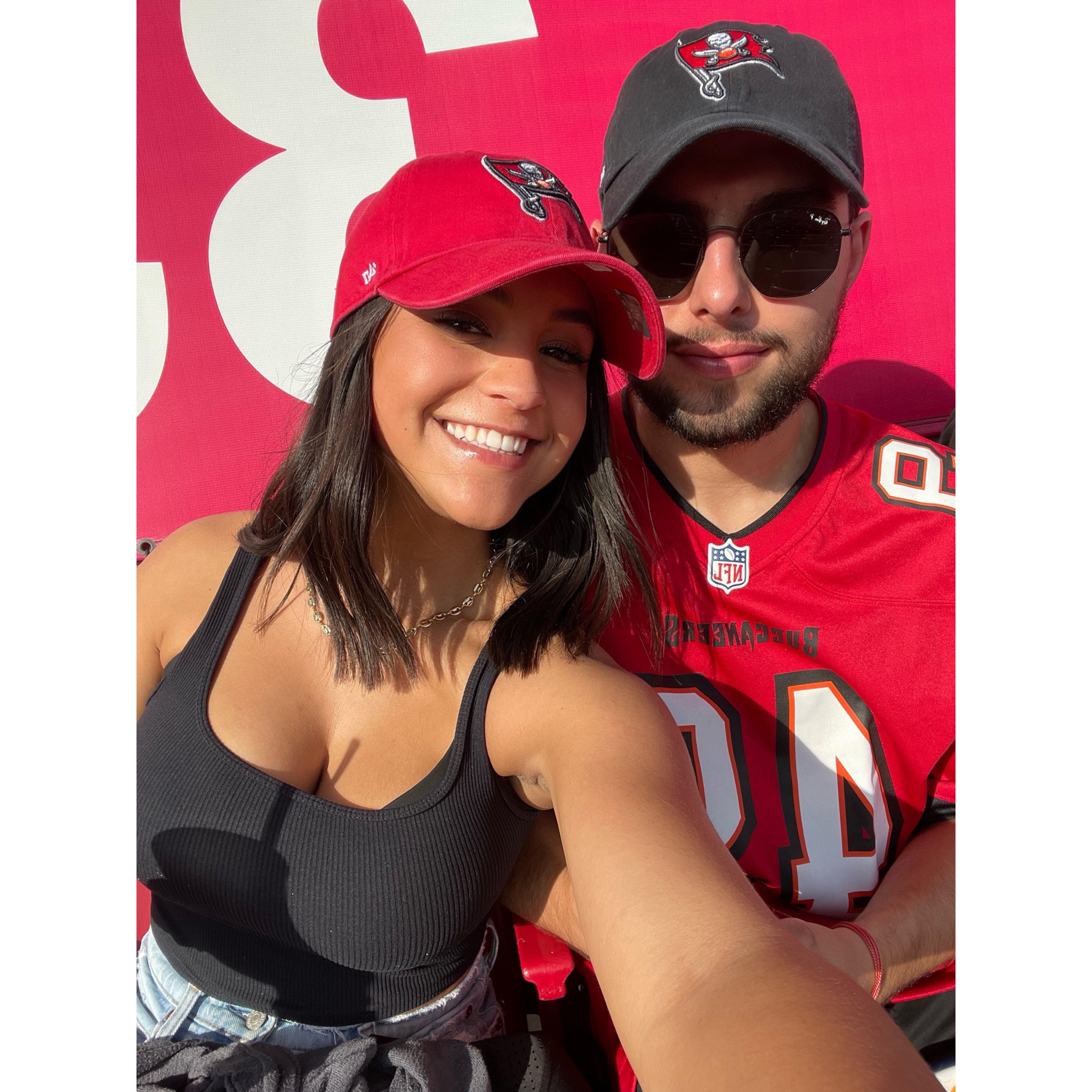 Andreas first NFL game!!