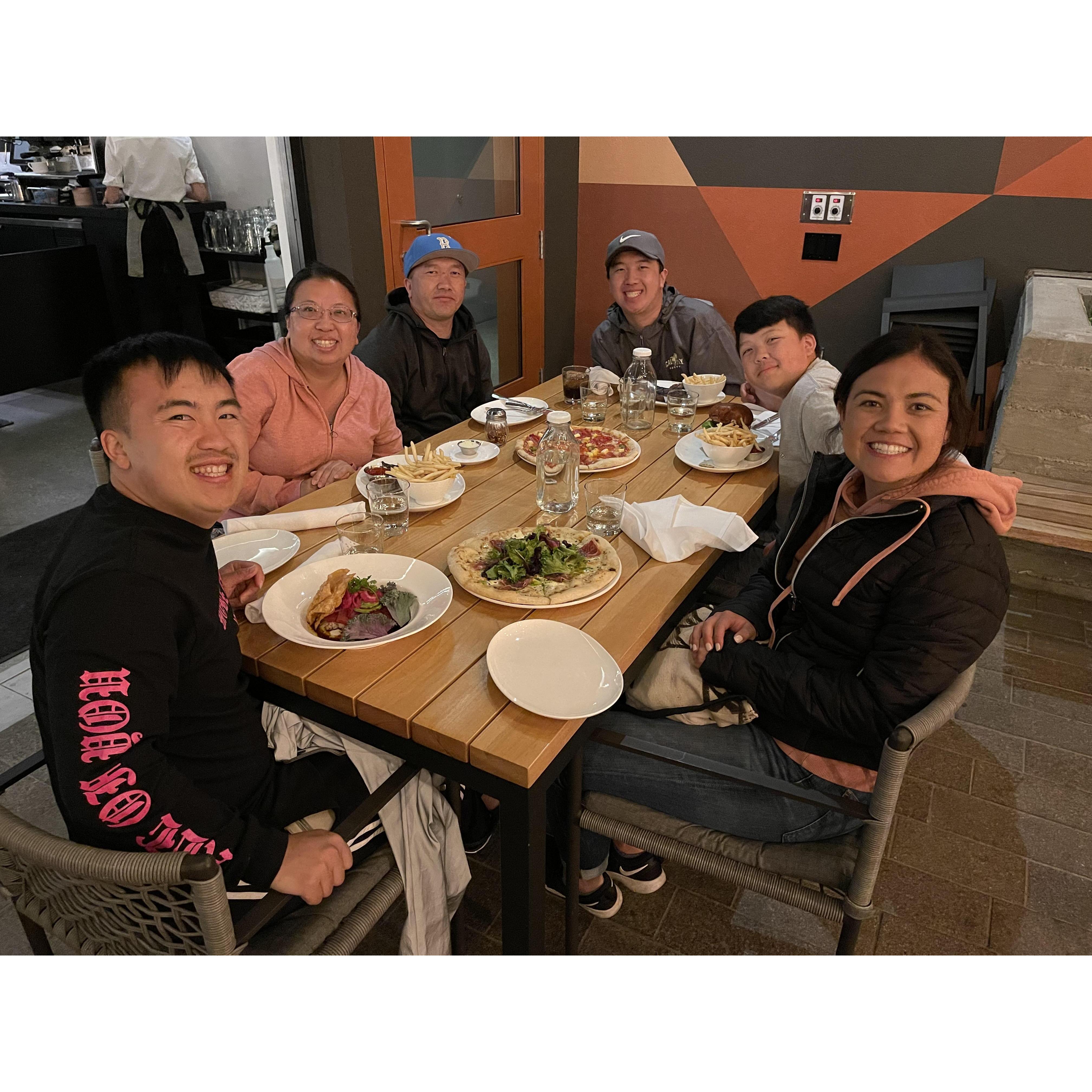 Celebrating Surr's birthday with a road trip to San Luis Obispo with his family.