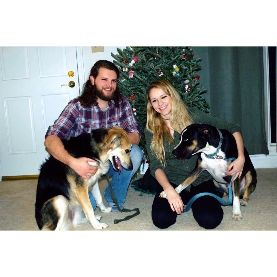 Best attempt at a family photo we've gotten so far- Christmas 2016