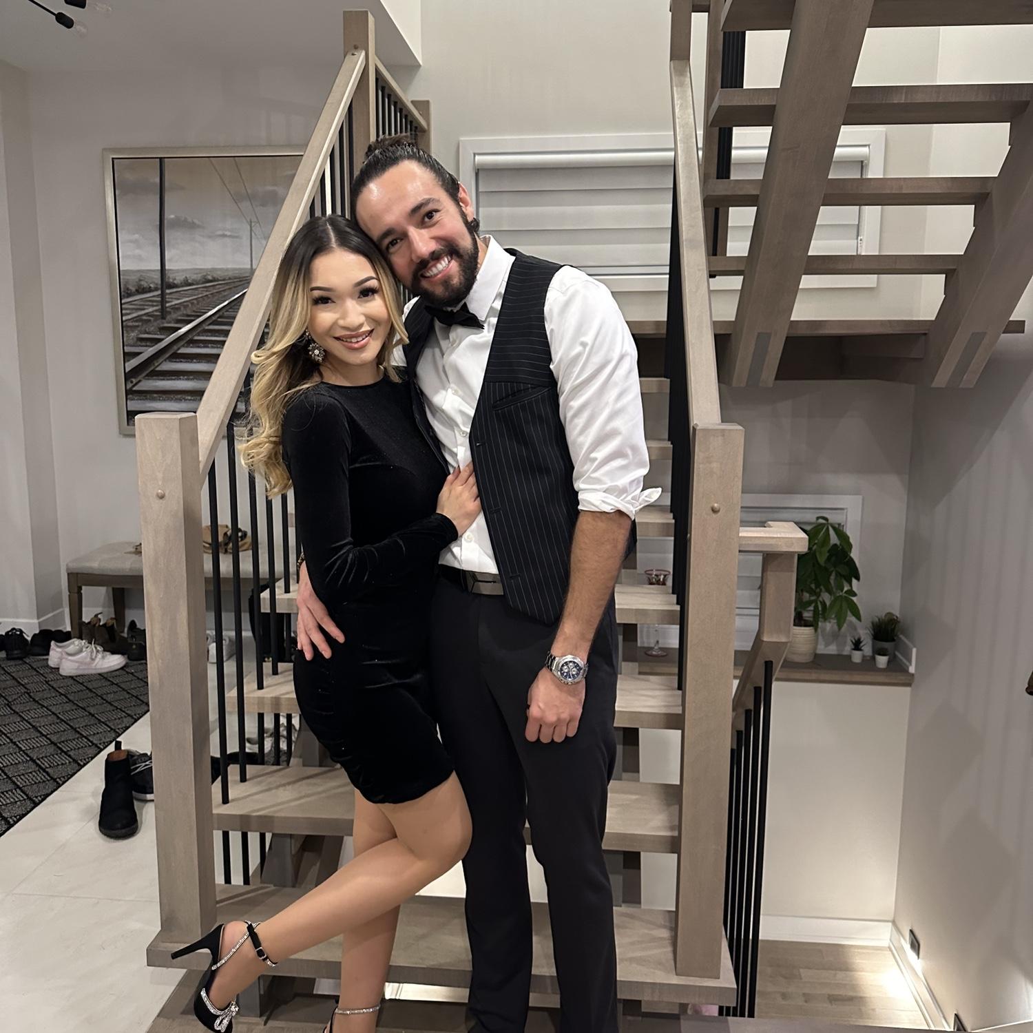 Our first New Years Eve together in Canada