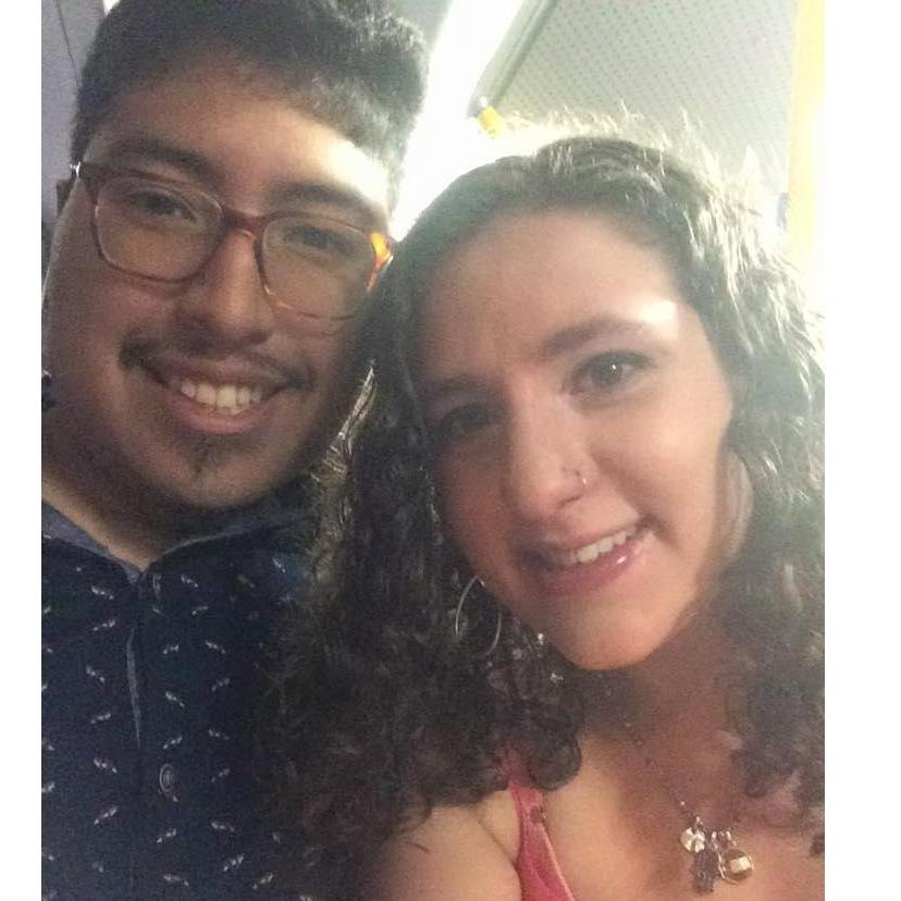 A picture from Jake and Amanda's first date in September 2015.