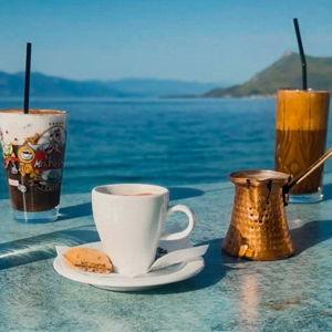Coffee Date in Santorini
