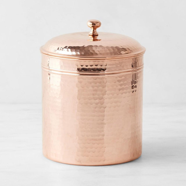 Hammered Copper Canister, Small