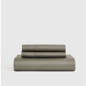 Signature Giza Cotton Sateen Fitted Sheet Set - Dried Sage King