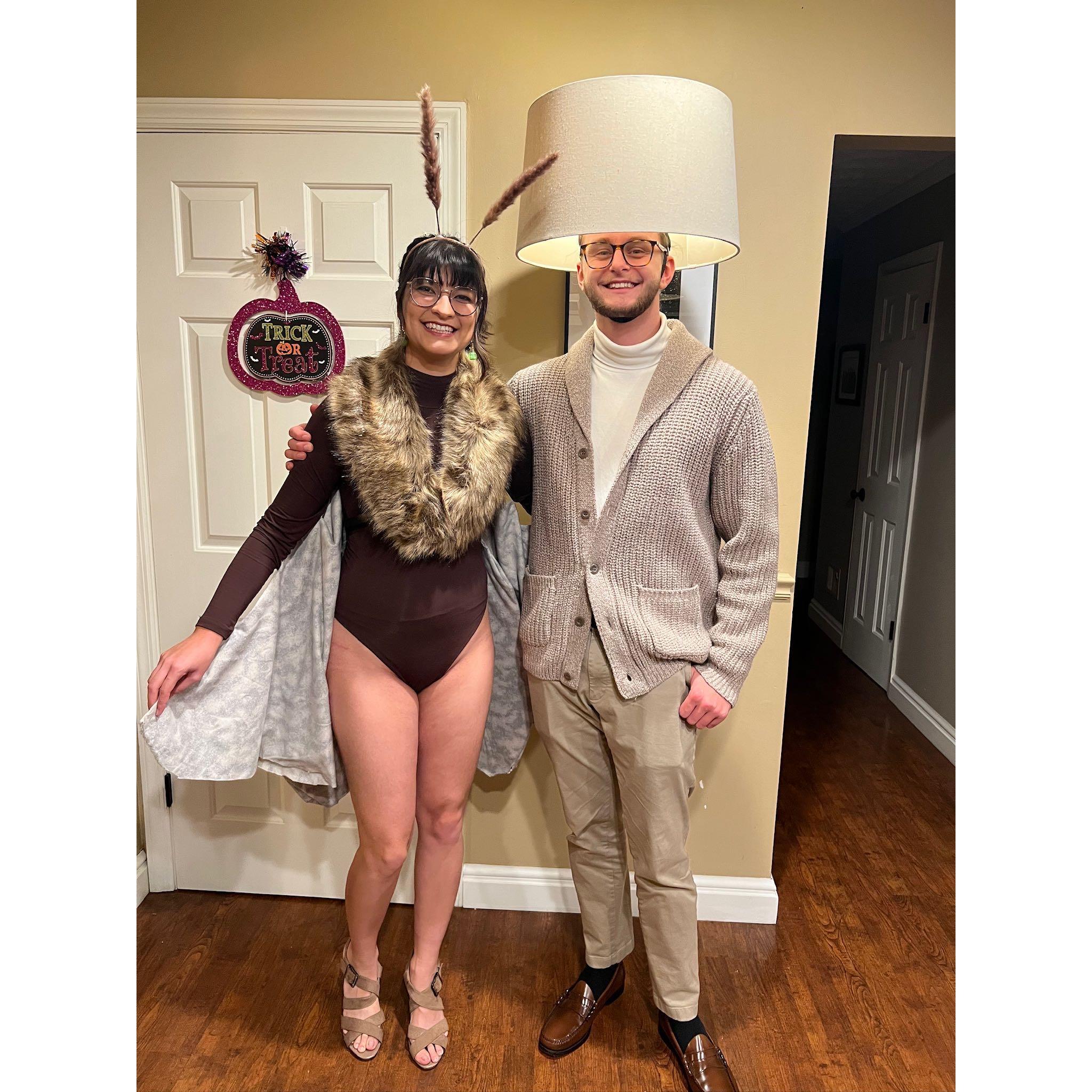 Moth and Lamp Halloween