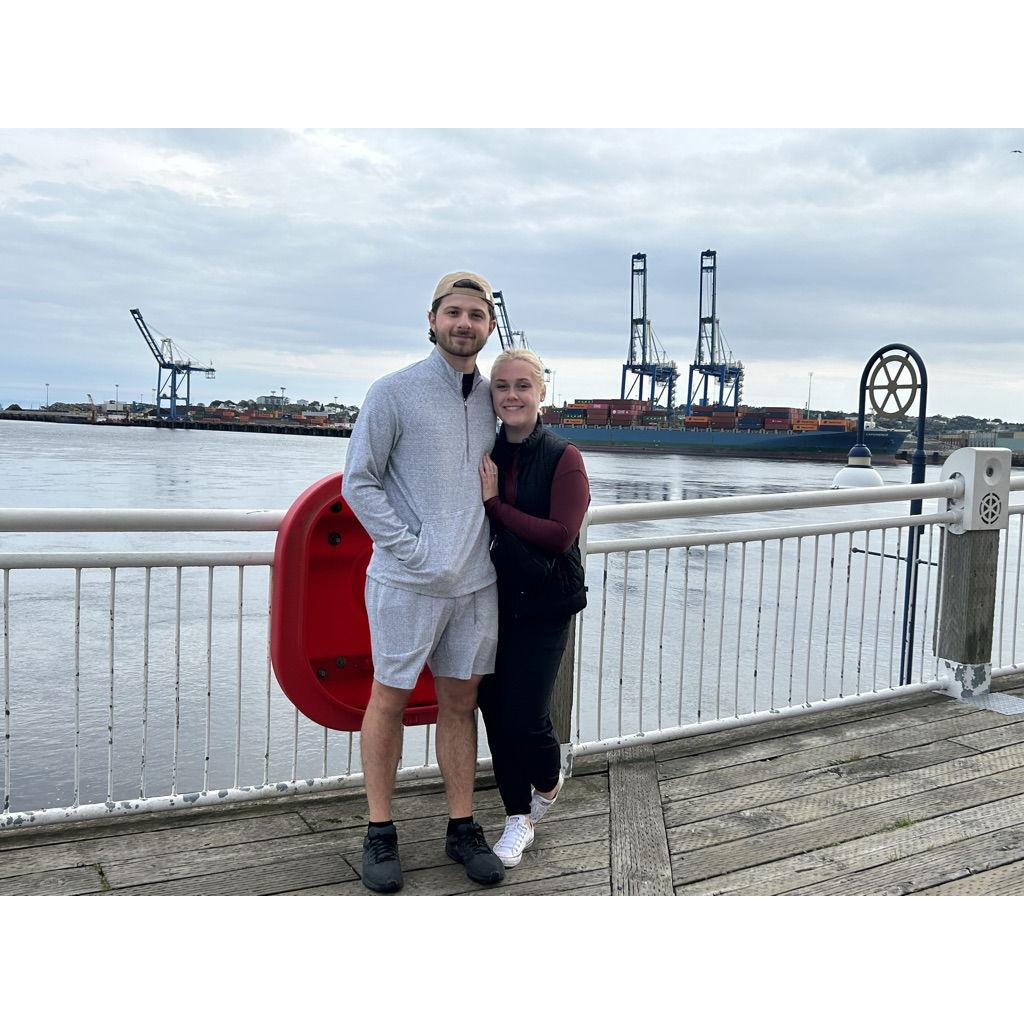 The Bride and Groom exploring New Brunswick!