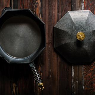 12 in. Cast Iron Skillet with Lid