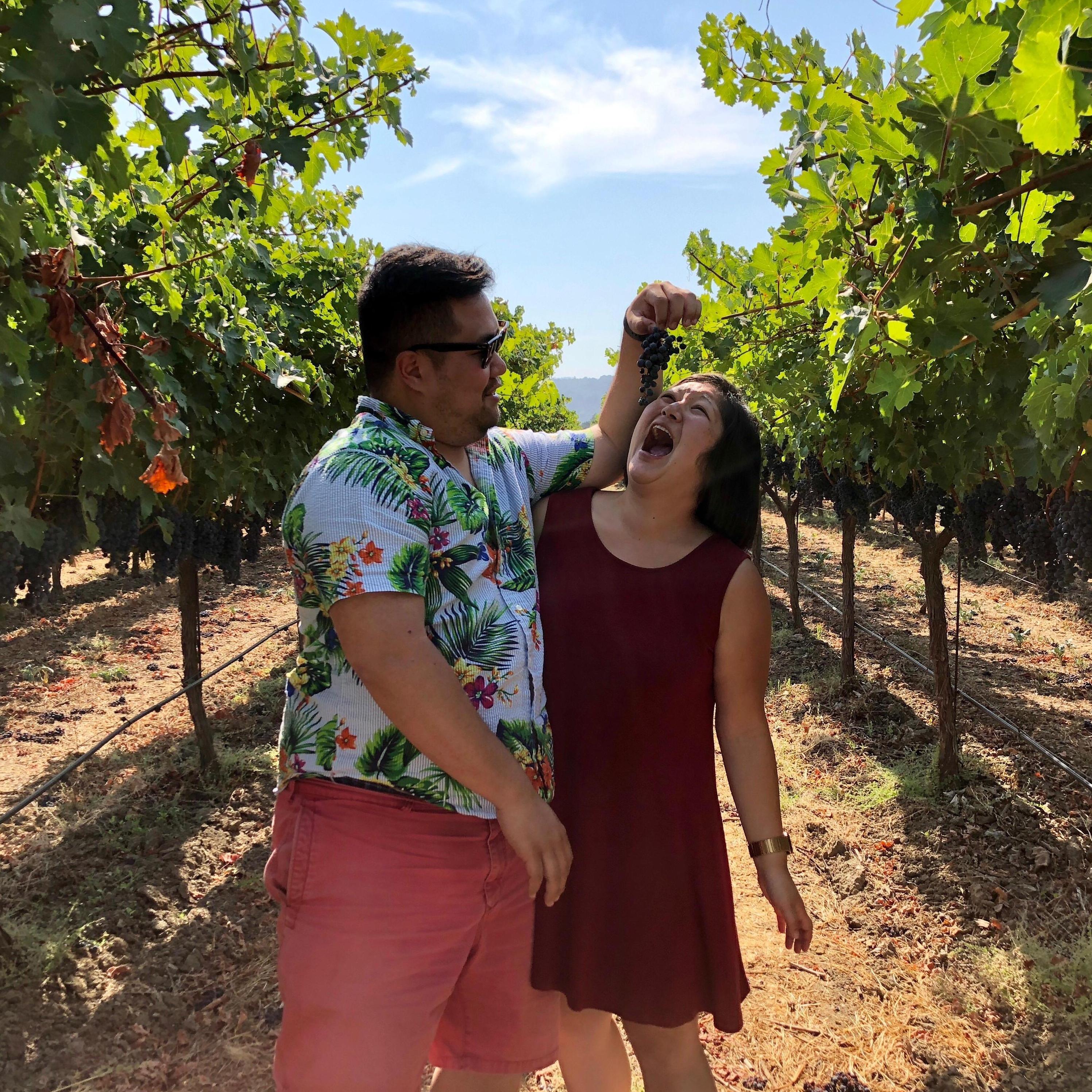 Feed me! @ Trefethen Family Vineyards