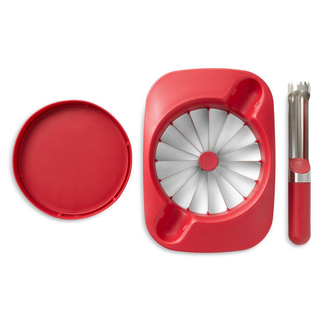 Chef'n 16 Slice Stainless Steel Apple Corer and Slicer