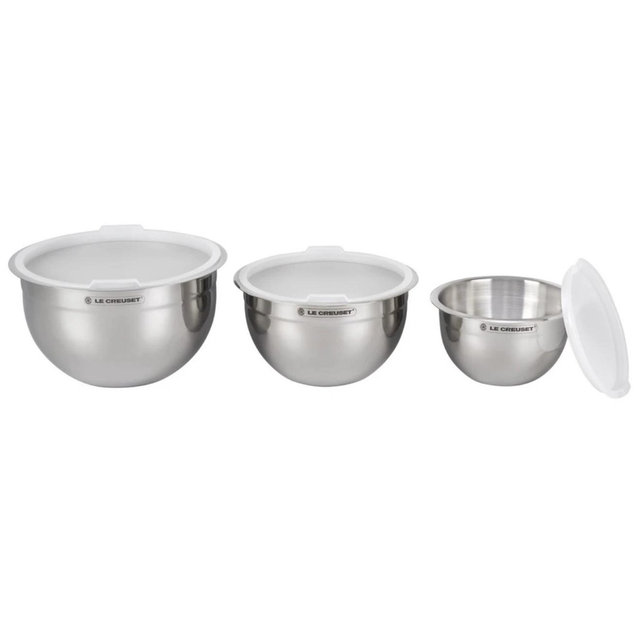Le Creuset ® Stainless Steel Nested Mixing Bowl, Set of 3