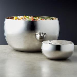 Orb Stainless Steel Serving Bowl