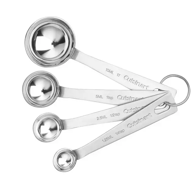 4-Piece Stainless Steel Measuring Spoon Set