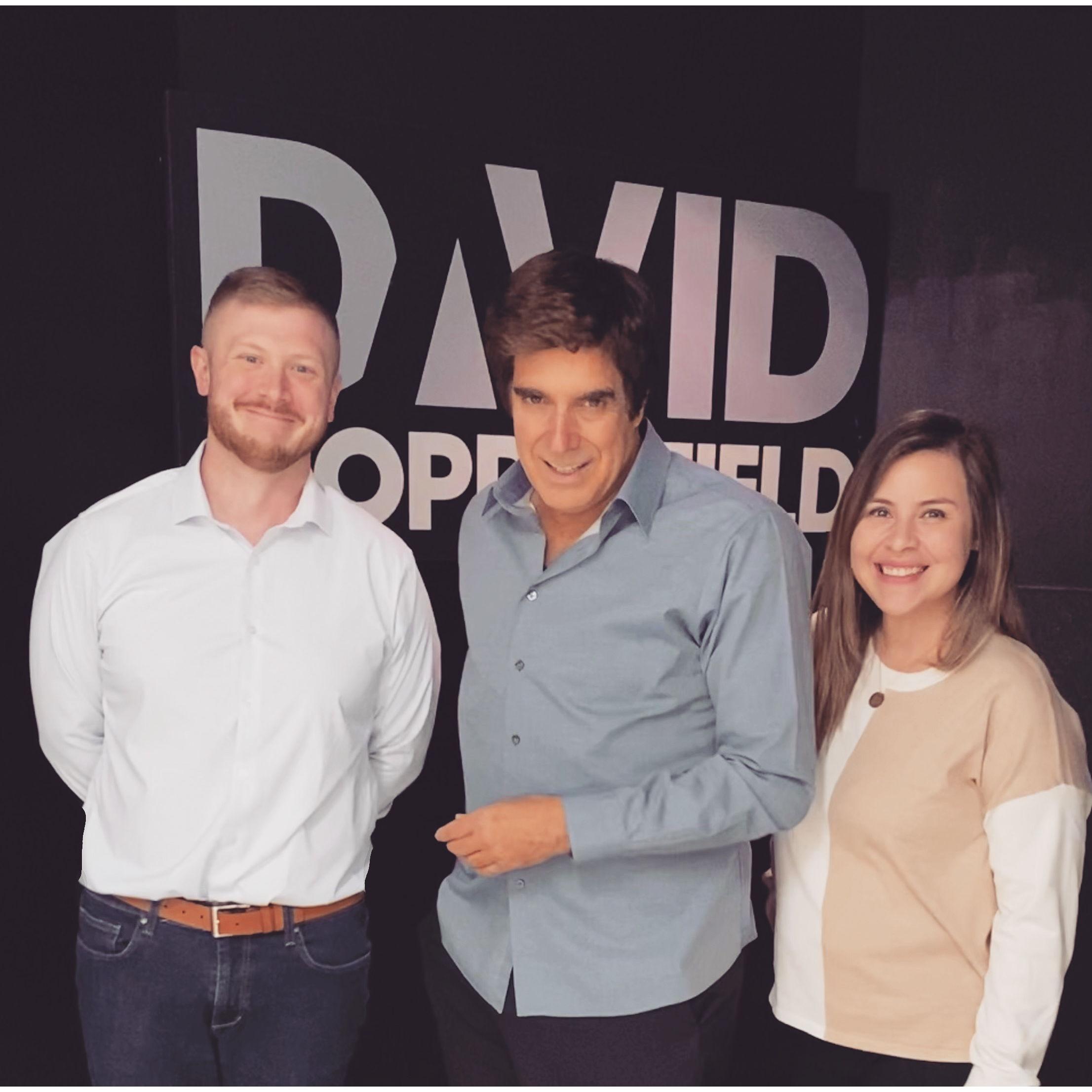 Blanca was selected to go on stage for a David Copperfield show!