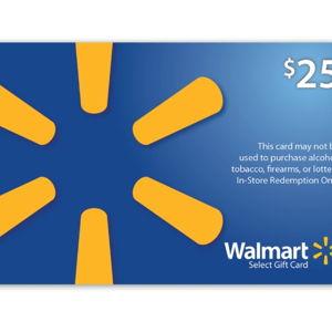 $25 Walmart Gift Card