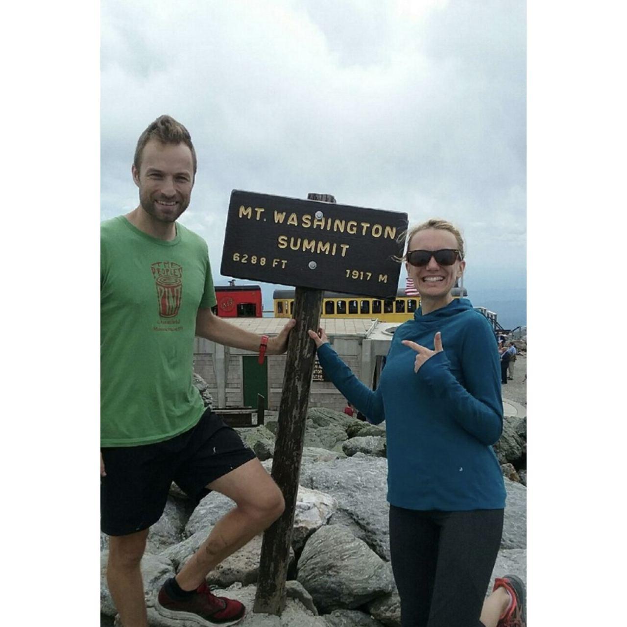 Annual voyage hike up AND DOWN Mt. Washington in New Hampshire!