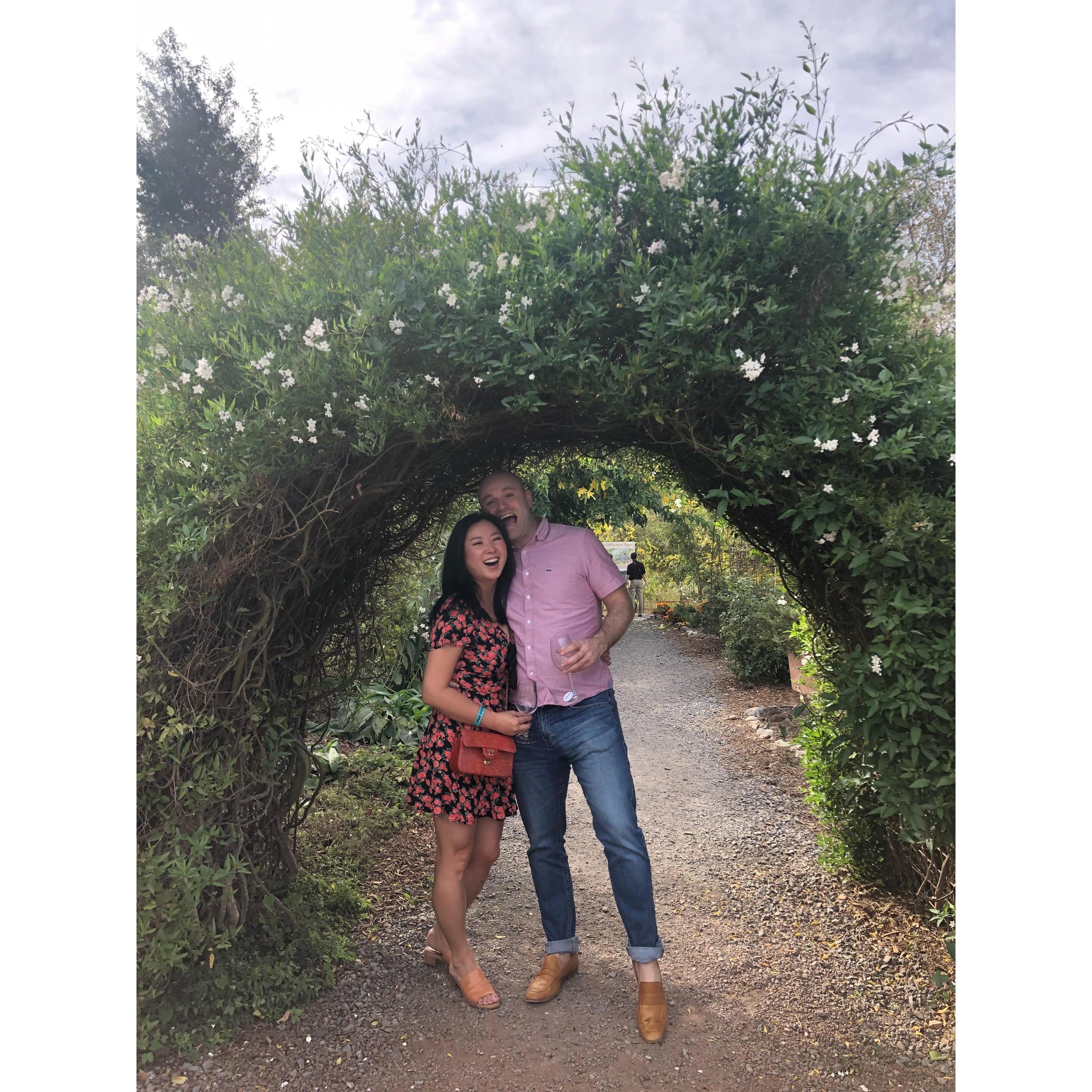 Napa trip with Vannie, Janet, and the 2 Richards