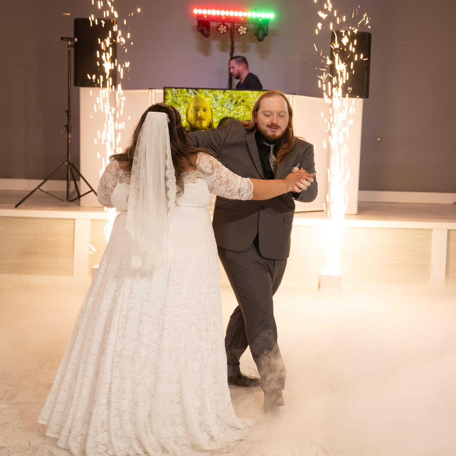 Our first dance. The song, chosen by the groom, In My Life by The Beatles.