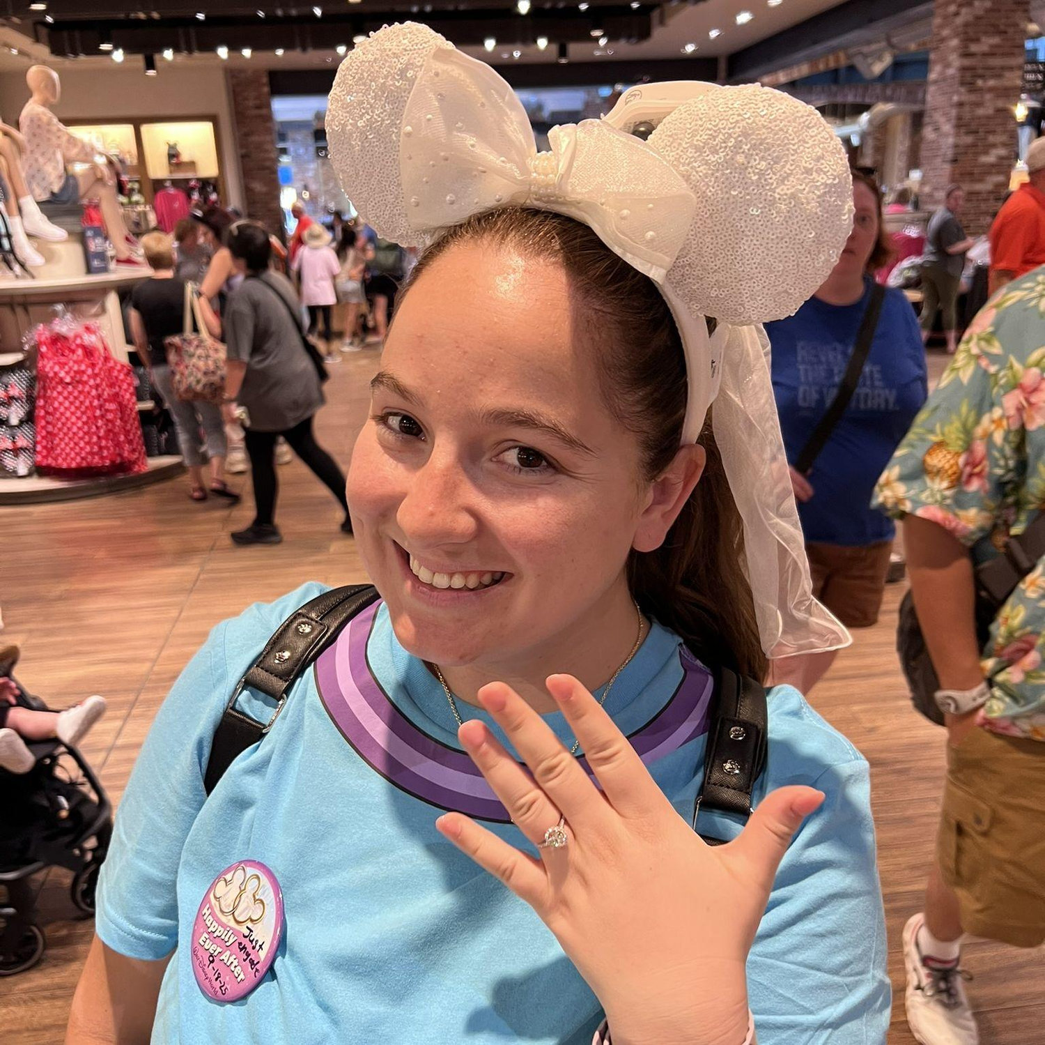 Our Disney trip after Jake proposed!