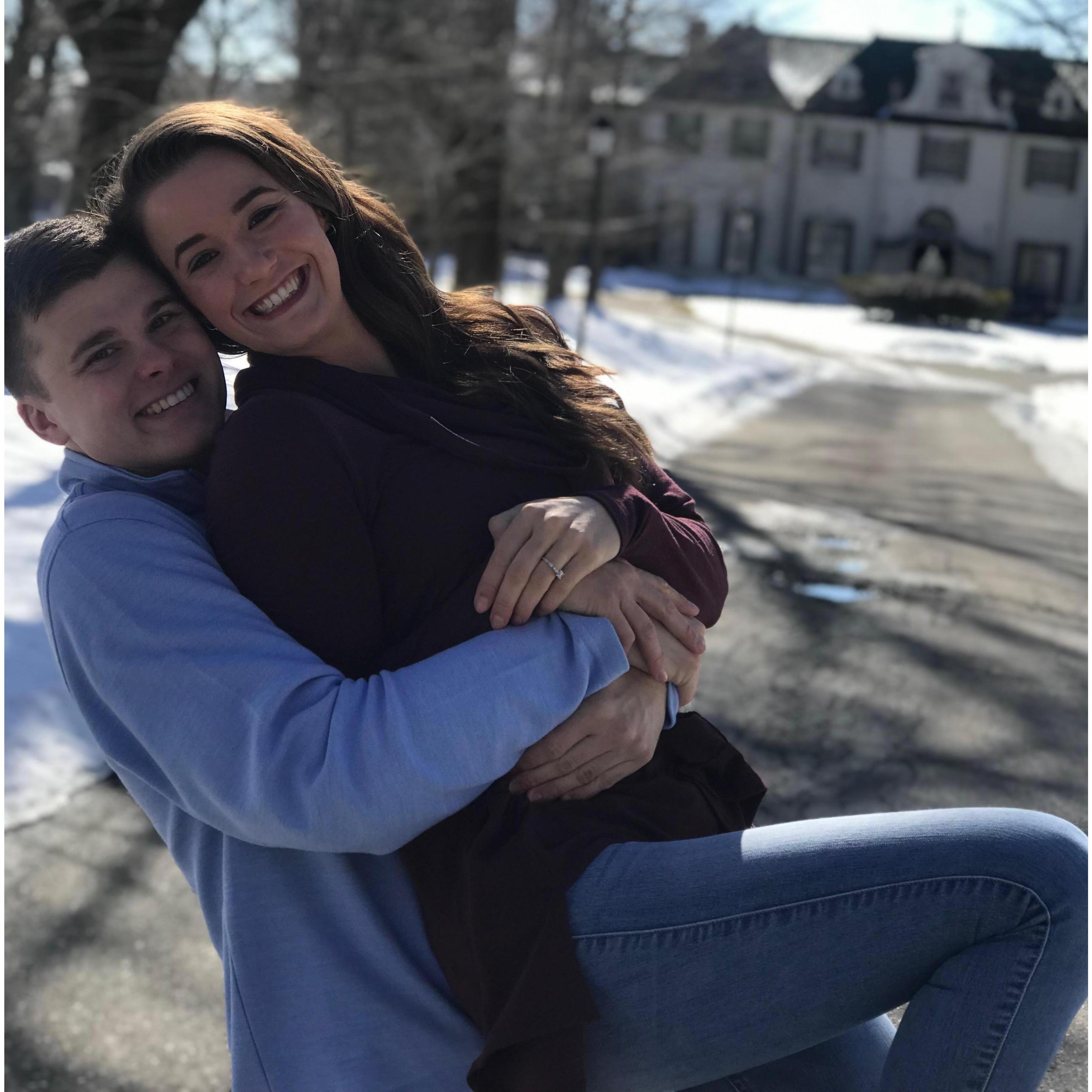 Winter Engagement Photo!