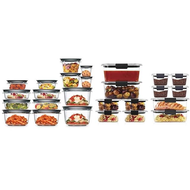 21pk Clear Plastic Airtight Food Storage Containers Set with Lids